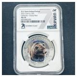 2021 Cook California-Grizzly Bear MS 70 NGC