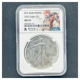 2022 Silver Eagle - Missouri MS70 NGC