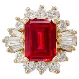 2 CTW Ruby Cocktail Ring 14k Gold