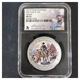 2021 1 oz Silver Washington General  MS-70 NGC