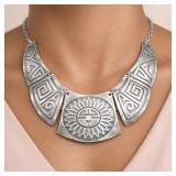 Signed Hopi Statement Necklace vintage