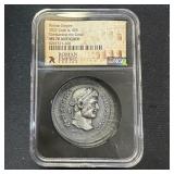 Cook Islands 1 oz Fine Silver Constantine MS70 NGC
