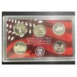 2004 US Mint 50 State Quarters Silver Proof Set