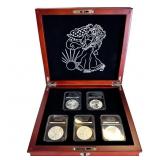 5 pc - Silver American Eagle Set- 2013 & 2014