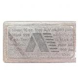 RARE! 10 oz Fine Silver Bar - A-Mark