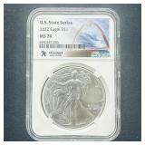 2022 Silver Eagle - Missouri MS70 NGC