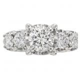 $5k 1 CT Diamond 5-Stone Ring 14k Gold