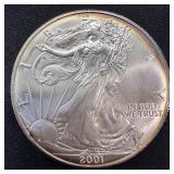 2001 - 1 oz Fine Silver American Eagle
