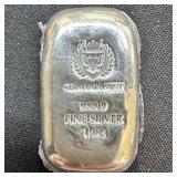 1 oz Fine Silver Bar - Germania Mint Sealed