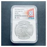 2022 American Silver Eagle Ohio MS70 NGC