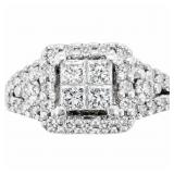 Princess Diamond Engagement Ring White Gold