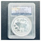 2019 PCGS MS70 AUS Pig W/Fu Privy Mark Ag