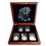 5 pc - Silver American Eagle Set- 2013 & 2014