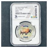 2021 Cook Silver Kansas-Buffalo MS 70 NGC