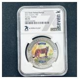 2021 Cook Silver Florida-Panther MS 70 NGC