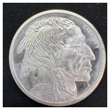 1 oz Fine Silver Round  Buffalo Round