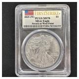 2025-W American Silver Eagle PCGS MS70 FS
