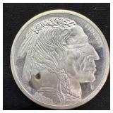 1 oz Fine Silver Round  Buffalo Round