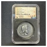 Cook Islands 1 oz Fine Silver Valentinian III MS70