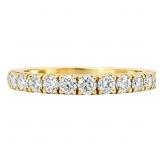 Natural Diamond Stacking Band 14k Gold