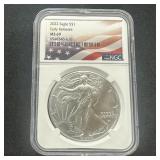 2022 American Silver Eagle MS69 NGC ER