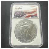 2022 American Silver Eagle MS69 NGC ER
