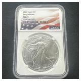 2022 American Silver Eagle MS69 NGC ER