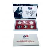 2005 S Silver State Quarters Proof Set 5 Coins