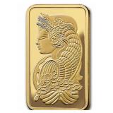 5 gram 24k Gold Bar - Lady Fortuna