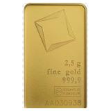 2.5 gram 24k Gold Bar - Valcambi