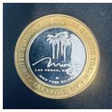 2005 Mirage Las Vegas $10 Silver Strike Token