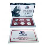 2006 S Silver State Quarters Proof Set 5 Coins