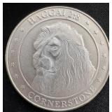 1 oz Fine Silver Round Cornerstone Mint Lion