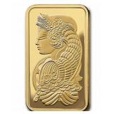 2.5 gram 24k Gold Lady Fortuna Bar