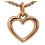 JAMES AVERY Open Heart Pendant 14k Gold
