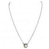 Opal Cabochon & Yellow Gold Layering Necklace