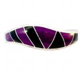 TAXCO Enamel & Agate Bangle Bracelet