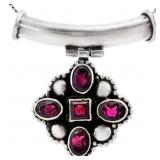 2.25 Carat Amethyst Sliding Pendant