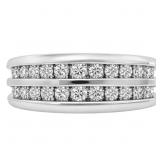 $1 NR Men's Diamond Ring White Gold
