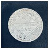 2002 Custom Commemorative 25th Anniversary 1 oz