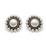 Classic Taxco Mexican Beading Statement Earrings