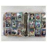 Large baseball collecting album binder with 1990 T