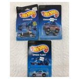 Lot of Three Vintage Mattel Hot Wheels 1986 inidiv