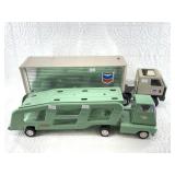 Lot of two Vintage Tonka Semi-trucks. One is Chevr