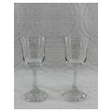 Pair of brandy glasses