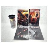Lot of two, including 4 star wars Marvel Darth Vad