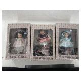 Three Vintage Rothchilds Dolls. All new in box.
