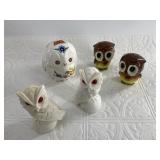 Fabulous collection of owl figurines: various size