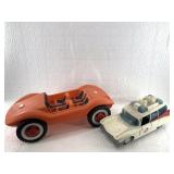 Lot of two inlcuding a vintage orange West German