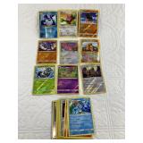 Collectable Holographic Pokemon Cards.